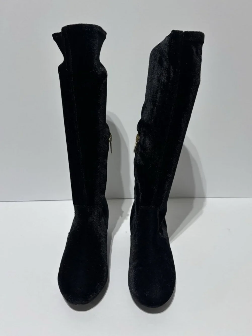 Sam Edelman Big Kids’ Tate Stretch Black Fashion Boots, Girls’ Size 3 M